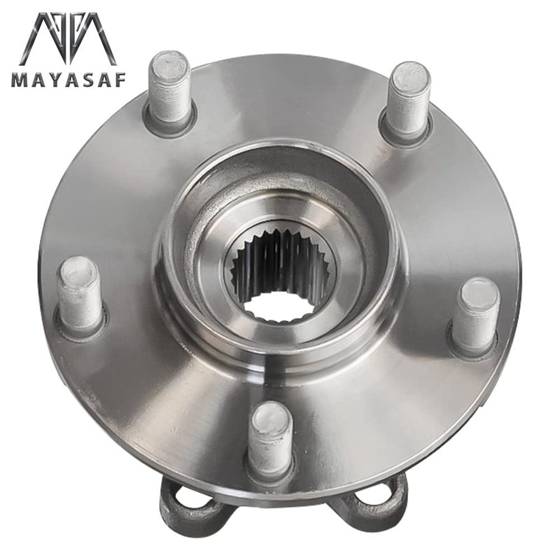 MAYASAF HA590125 [AWD Only, w/ABS] Front Wheel Hub Bearing Assembly 5 Lugs w/ABS Fit Selected Infiniti AWD Models EX35/G35/M35/G37/FX45/FX50 (1 Pack) - Image 4